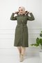 KMKKOMBİN WOMEN'S FURRY LINING ZIPPER POCKET DETAIL WINTER COAT ÖZALTAY - 2