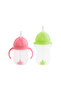 Click Locked Tipped Training Cup with Straw 6 months 207 ml Pink and 12 months 296 ml Green