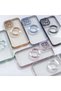 Apple iPhone 7/8 Compatible Logo Detailed Lens Protection Colorful Transparent Silicone Phone Case - 5