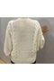 Women's Crew Neck Knitted Patterned Soft Textured Knitwear Sweater - 3