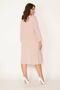 Women's Large Size Red Stripe Detailed Dress 65n22436 - 4