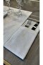 Royal Linen Textured Silver Glitter White Spoon Holder 6 Pieces 10 X 24 cm - 3