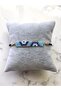 Ka-006 Miyuki Half Evil Eye Beaded Bracelet - Handmade - Turquoise - 2