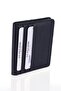 23843 Genuine Leather Unisex Wallet Black - 5