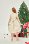 FRONT SHORT BACK LONG JACQUARD GIRL'S PARTY DRESS - 4