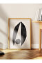 Black and White Abstract Themed Wall Poster, Modern Frameless Poster - Bedroom, Living Room Wall Decor - 2