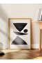 Black and White Abstract Themed Wall Poster, Modern Frameless Poster - Bedroom, Living Room Wall Decor - 2