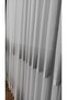 Ecru Tulle Curtain Horizontal Straight Silver Stripes 1/3 Dense Pleats Wrinkle-Free No Ironing Required - 7