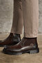 , Men's Genuine Leather Boots 123447 202 Brown