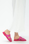 Women's Genuine Leather Flat Slippers 878 235 Bn Trlk Y23 - 3