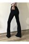 Zero Max Eka Xt Flared Leg Jeans Black Colorfast Extra Lycra High Waist Long Leg (collector) - 3