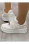 Sports Bridal Shoes Pearl and Crystal Stone Details Evening Shoes High-Quality Handmade - 4