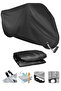 Black Yamaha X-Max 300 Abs Rear Bag Compatible Tarpaulin Motorcycle Tarpaulin (Lock Compatible) - 6