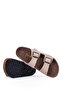 Two Buckle Men's - Unisex Women's Men's Arizona Beige Slippers Summer Orthopedic - 3