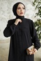 Arfa Ayrobin Buttoned Casual Suit - Black - 3