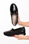 Genuine Leather Casual Shoes with Stretch Sides Vdt.195 - 5