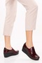 Genuine Leather Wedge Heel Casual Mom Shoes Ell.6964 - 4
