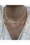 Heart combination gold chain necklace - 3
