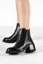 Genuine Leather Heeled Women's Boots FR47