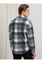 TEXTURED ETHNIC PATTERN FLEECE SHIRT - 4