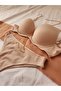 Basic Honeycomb Pattern Light Support Bra Set - 3