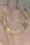 Lemon Quartz Slouchy Cut Natural Adjustable Natural Stone Bracelet