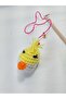 Duck Amugurumi Cat Fishing Rod with Bells - 3