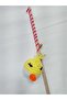 Duck Amugurumi Cat Fishing Rod with Bells - 5