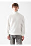 High Collar White Sweatshirt 0610965-83043 - 3