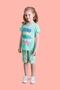 Rolypoly Aloha Mint Green Girls Bermuda Set