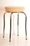 10 Pcs Cream Thai Feather Profile Stool Metal Stool Kitchen Stool Thick Stool