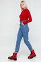 Ess Gold Non-Fading Medium Snow Blue High Waist Mom Jean Women's Trousers - 2