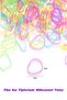 C&t 1000 Pieces Hair Braid Elastics, Perm, Ponytail Buckle for Girls, Women Mixed Color - 2