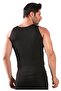Men's Plus Size Fat Burning Slimming Sauna Thermal Suit Sling Athlete and Leggings Set - 5