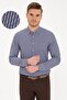 Navy Blue Slim Fit Shirt