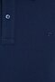Dark Navy Blue Slim Fit Basic Polo Neck T-Shirt - 5
