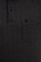 Black Regular Fit Polo Neck T-Shirt - 5
