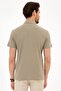 Dark Gray Slim Fit Polo Neck T-Shirt - 2