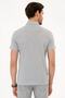 Light Gray Slim Fit Polo Neck T-Shirt - 3