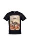 Camel Mirage Printed Unisex Black Tshirt