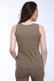 Mink Ribbed Basic Camisole Knitted Undershirt - 4