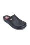 9844 Flex-1 Black Orthopedics Microfiber Technology Sabo للجنسين، نظام جل رغوي مريح للذاكرة - 4