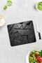 Anthracite Crystal |   Glass Cutting Board - Glass Cutting Board |   29cm X 34cm - 2