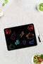 Colorful Board |   Glass Cutting Board - Glass Cutting Board |   Black Background |   30cm X 40cm - 3