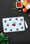 Pink Textured Cherry Pattern |   Glass Cutting Board - Glass Cutting Board |   30cm X 40cm - 2