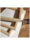 Set of 5 30x20cm Canvas Frame Hoop Punch Wooden Frame for Embroidery - 2