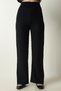 Women's Black Stripe Detailed Knitwear Jacket Trousers Suit WF00061 - 9
