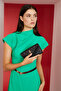 Black Monogram Women's Portfolio & Clutch Bag 06PO23K1419