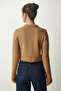 Women's Biscuit V-Neck Crop Knit Sweater PF00040 - 6