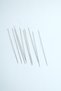 Number 16 Silver 5.5 cm 10 Pieces Sand Bead Needle Flexible Soft Miyuki Peyote for Brick Technique and Workbench - 6
